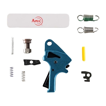 Picture of Apex Tactical Specialties Inc M&P 2.0 FLAT FACED FORWARD TRIGGER KIT POLYMER BLUE 100-P154-BL