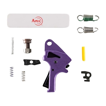Picture of Apex Tactical Specialties Inc M&P 2.0 FLAT FACED FORWARD TRIGGER KIT POLYMER PURPLE 100-P154-P