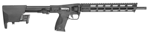 Picture of Smith & Wesson M&P FPC, Semi-automatic Folding Carbine, 10MM, 16.25" Threaded Barrel, 9/16X24, M-LOK Handguard, Anodized Finish, Black, Flat Faced Trigger, Interchangeable Palmswell Panel, 10 Rounds, 3 Magazines 14168