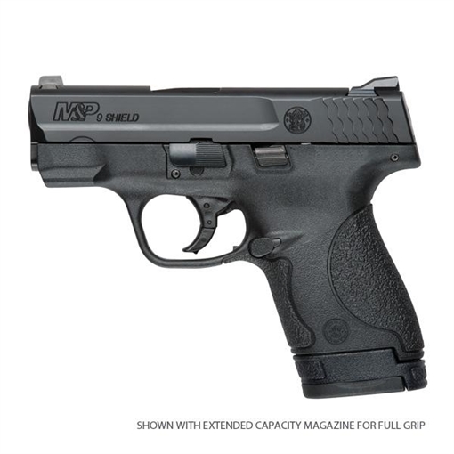 Picture of Smith & Wesson M&P Shield Compact Handgun 9mm Luger 8rd Magazine 3.1" Barrel Black with No Safety MA Compliant USED 10038U