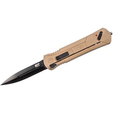 Picture of Smith & Wesson M&P Spear Tip OTF Automatic Knife 3 7/10" Blade FDE 1084315