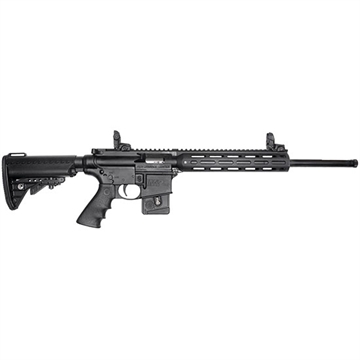 Picture of Smith & Wesson M&P15-22 Sport Performance Center 22 LR Caliber with 10+1 Capacity, 18" Threaded Barrel, Matte Black Metal Finish & Adjustable Vltor Black Synthetic Stock Right Hand 10205