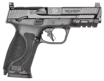 Picture of S&W M&P 9 M2.0 OR TN Logo Handgun 9mm Luger 17rd Magazines(2) 4.25" Barrel Thumb Safety Black 14122