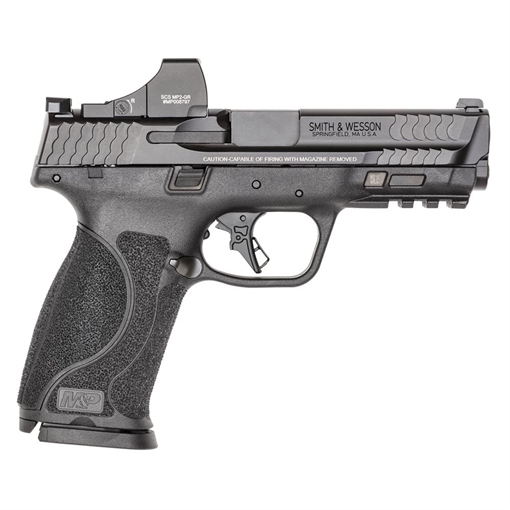 Picture of Smith & Wesson M&P9 M2.0 Full Size LE Handgun 9mm Luger 17rd Magazine 4.25" Barrel Black with Holosun SCS USED 13943U