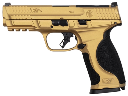 Picture of SMITH & WESSON M&P9 M2.0 METAL 9MM 4.25" 10-SHOT GOLD CERAKOTE 14304