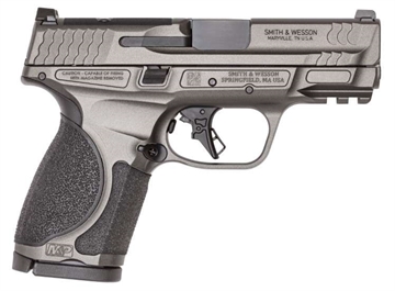 Picture of Smith & Wesson M&P M2.0 Metal, Semi-automatic, Striker Fired, Aluminum Frame Pistol, Compact, 9MM, 3.6" Barrel, Optics Ready, Tungsten Gray Cerakote Finish, Gray, 15 Rounds, 2 Magazines 14102