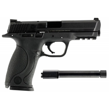 Picture of Smith & Wesson M&P9 Threaded Barrel Kit Full Size Handgun 9mm Luger 17rd Magazine 4.25" Barrel Black with 4.7" Threaded Barrel USED 150922U