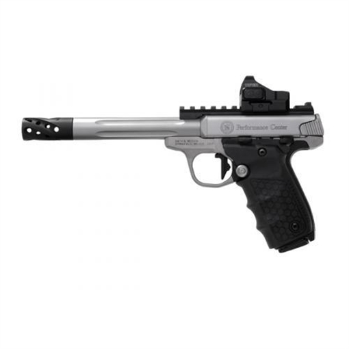 Picture of Smith & Wesson Performance Center SW22 Victory Target Handgun 22 LR 10rd Magazine 6" Fluted Barrel with Red Dot Sight USED 12079U