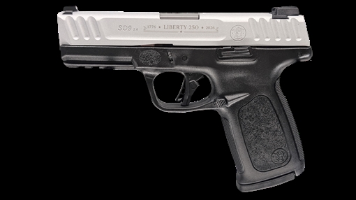 Picture of SMITH & WESSON SD9 2.0 LIBERTY 250TH 9MM PSTL NTS 2 TONE 4" 1-16RD 13931-LIBERTY