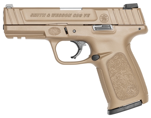 Picture of Smith & Wesson SD9VE Handgun 9mm Luger 16rd Magazines (2) 4" Barrel FDE 13655