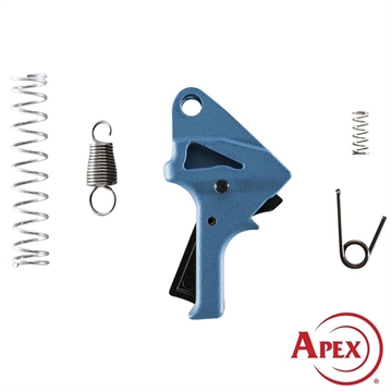 Picture of Apex Tactical Specialties Inc S&W SDVE FLAT FACED ACTION ENHANCEMENT KIT BLUE 107-114-BLU