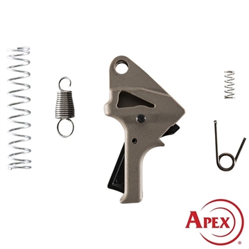 Picture of Apex Tactical Specialties Inc S&W SDVE FLAT FACED ACTION ENHANCEMENT KIT FDE 107-114-FDE