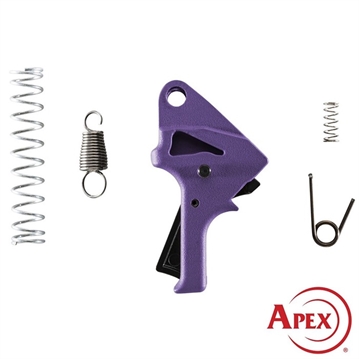Picture of Apex Tactical Specialties Inc S&W SDVE FLAT FACED ACTION ENHANCEMENT KIT PURPLE 107-114-PUR