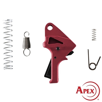 Picture of Apex Tactical Specialties Inc S&W SDVE FLAT FACED ACTION ENHANCEMENT KIT RED 107-114-RED
