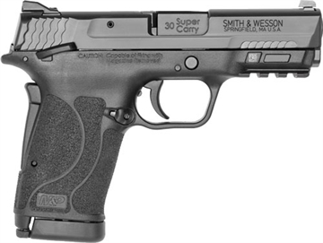 Picture of Smith & Wesson Shield EZ Thumb Safety Handgun .30 SC 10rd Magazine 3.675" Barrel Black Grip 13458