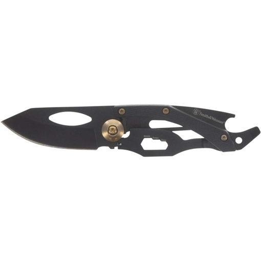 Picture of Smith & Wesson Small Folding Knife 2" Drop Point Blade Black 1135806