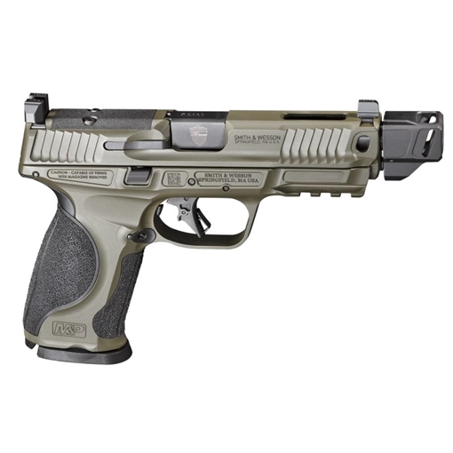 Picture of Smith & Wesson Spec Series M&P 9 Metal Handgun 9mm Luger 17rd Magazine 4.8" Barrel OD Green USED 13974U