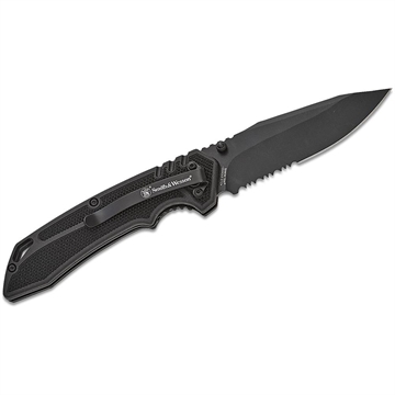 Picture of Smith & Wesson Special Ops Folding Knife 3" Clip Point Blade Black Box 1209514 661120751151