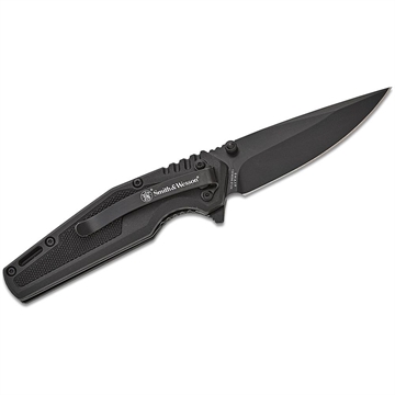 Picture of Smith & Wesson SWAT Assisted Folding Knife 3" Drop Point Blade Black 1205909
