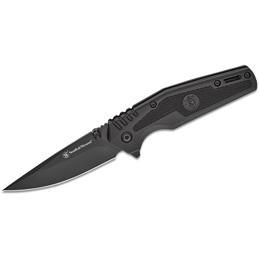 Picture of Smith & Wesson SWAT Assisted Folding Knife 3" Drop Point Blade Black Box 1209513