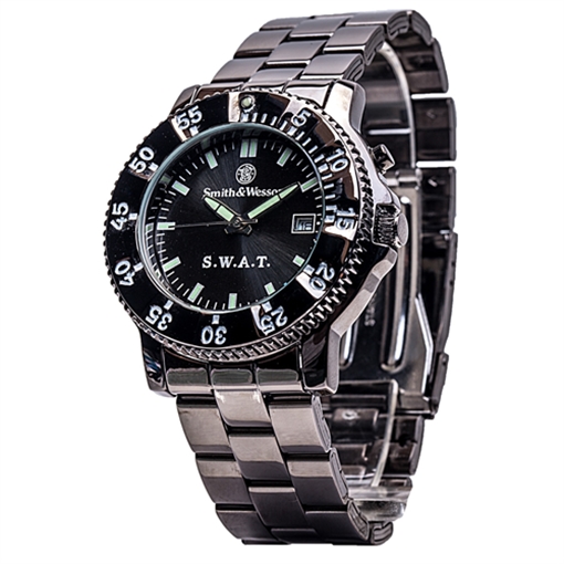 Picture of Smith & Wesson Smith & Wesson SWAT Watch w/ Metal Wristband SWW-45M