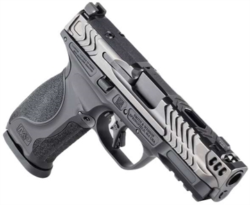 Picture of Smith & Wesson M&P M2.0 Metal, Striker Fired, Semi-automatic, Aluminum Framed Pistol, Full Size, 9MM, 4.22" Ported Barrel, Armornite Finish, Gray, Front Night Sight, Blacked Out Rear Sight, No Manual Safety, Interchangeable Grip Inserts, Optic Ready, 17 Rounds, 2 Magazines 13987