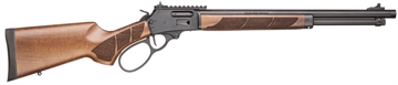 Picture of Smith & Wesson 1854, Lever Action Rifle, 45 Long Colt, 19.25" Threaded Barrel, 11/16-24 Thread Pitch, Black Armornite Finish, Walnut Stock, XS Ghost Ring Rear Sight, Gold Bead Front Sight, Cross Bolt Safety, 9 Rounds 13811 022188898576