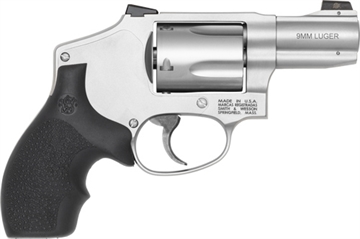 Picture of SMITH AND WESSON & WESSON MODEL 940-3 9MM 2.17IN BARREL 5RD STAINLESS HAMMERLESS HOGUE GRIP THREE FULL MOON CLIPS 14295 14295