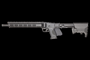 Picture of Smith & Wesson M&P FPC, Semi-automatic Folding Carbine, 9MM, 16.25", Threaded 1/2X28, Anodized Finish, Black, Flat Faced Trigger, S&W Fin Grip, Fixed Stock Stores (2) Magazines, 10 Rounds, 3 Magazines, California Compliant 14142