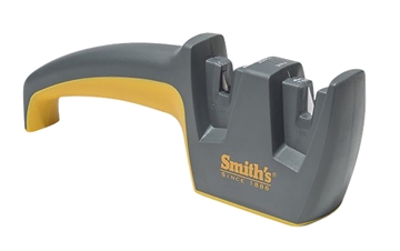 Picture of Smiths Products Hand Held Carbide Sharpener Coarse/Fine Gray/Yellow Plastic 50348