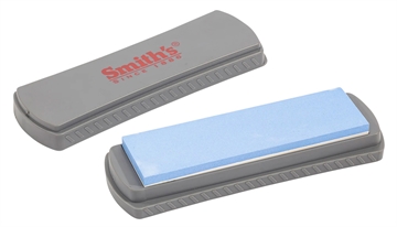 Picture of Smiths Products DualGrit Double-Sided Whetstone 6" Grit Sharpener Medium Gray 51314