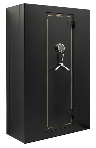 Picture of SnapSafe Modular Safe Super Titan Access Code/Key Entry Black 9 Gauge Steel Holds 24+ Long Guns 75011