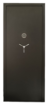 Picture of SnapSafe Vault Door In-Swing Black 12 Gauge Steel 36.8" W x 81"H Access Code/Key Entry 75415