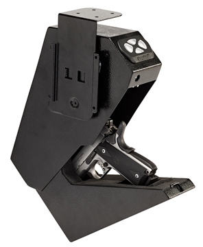 Picture of SnapSafe Drop Box Keypad Vault Keypad/Key Entry Black Steel Holds 1 Handgun 13.50" H x 7.50" W x 3.60" D 75431
