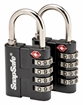 Picture of SnapSafe TSA Lock Resettable Open With Combination Metal 2 Per Pkg 76020