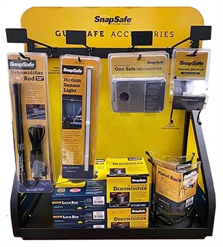 Picture of SnapSafe Safe Top Display Yellow Countertop 77500