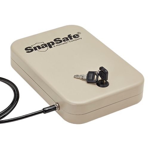 Picture of Hornady Snapsafe Lock Box Large FDE with Key 752002325