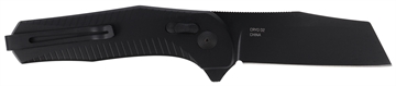 Picture of SOG Knives & Tools Diverge XR, Folding Knife, 3" Sheepsfoot Straight Edge, Aluminum Handle, Black, PVD Finsih, D2 Construction SOG-12-02-01-43 SOG12020143
