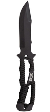 Picture of S.O.G F41TNCP Fixed Blade Throwing Knife 4.4" 42 Stainless Fixed Paracord Wrap 0