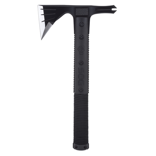 Picture of S.O.G Survival Hawk 3" Blade 2Cr13MoV SS Blade Black w/Reflective Paracord GRN Handle 12.10" Long Tomahawk SOGSK1001CP