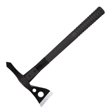 Picture of SOG Knives & Tools Tactical Tomahawk, Axe, 2.75" Straight Edge, Black Glass Reinforced Nylon Handle, 420 Stainless Steel, Hardcased Finish, Black, Includes Glass-Reinforced Nylon Sheath SOG-F01TN-CP SOGF01TNCP