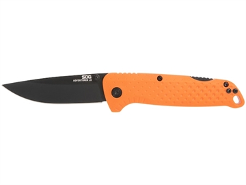 Picture of S.O.G Adventure LB 3.50" Folding Plain Orange Black TiNi 5Cr15MoV Blade, Blaze Orange Textured GRN Handle SOG13110243