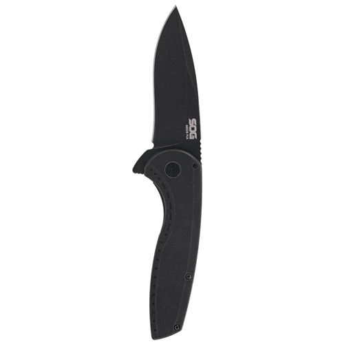 Picture of SOG Knives Aegis FLK 2.0 Folding Knife 3-1/4" Drop Point Blade Black Blister SOG-14-41-05-43