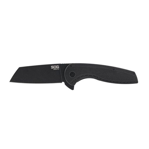 Picture of SOG SOG Aegis FLK 2.0 Frame Lock 14-41-04-43 Blackwash Stainless Steel Wharncliffe Pocket Knife SOG-14-41-04-43