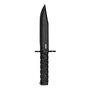 Picture of SOG Knives BAR15C Clip Point Bayonet Fixed Knife 7-1/10" Clip Point Blade Black Box SOG-BY1004-BX