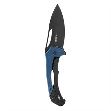 Picture of SOG Knives & Tools Bulwark FLK, Folding Knife, 3.5" Drop Point Straight Edge, Micarta Handle Blue, PVD Finish, D2 Construction SOG-14-24-01-57