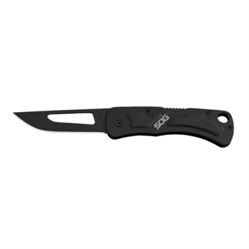 Picture of SOG Knives & Tools Centi II, Folding Knife, 2.1" Straight Edge, Straight Back, Stainless Steel Construction, Hardcased Finish, Black SOG-CE1012-CP SOGCE1012C