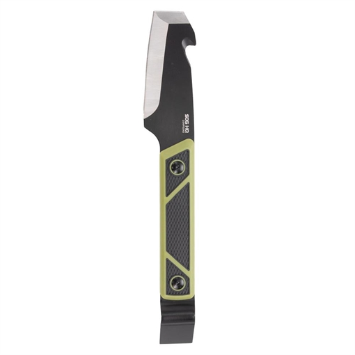 Picture of SOG Knives Compound Tac-Pry Fixed Knife 4" Pry Bar Blade Green Black    SOG-35-44-01-43