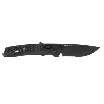 Picture of SOG Knives & Tools Flash AT, Folding Knife, 3.45" Straight Back, Black GRN Handle, D2 Steel, Titanium Nitride Finish, Black SOG-11-18-01-41 SOG11180141