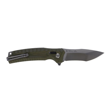Picture of SOG Knives Hidaka XR Folding Knife 4" Modified Tanto Blade Olive Box    SOG-12-27-09-57